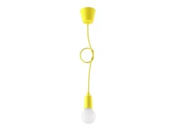 Sollux DIEGO - 1 lámpara colgante de techo amarilla