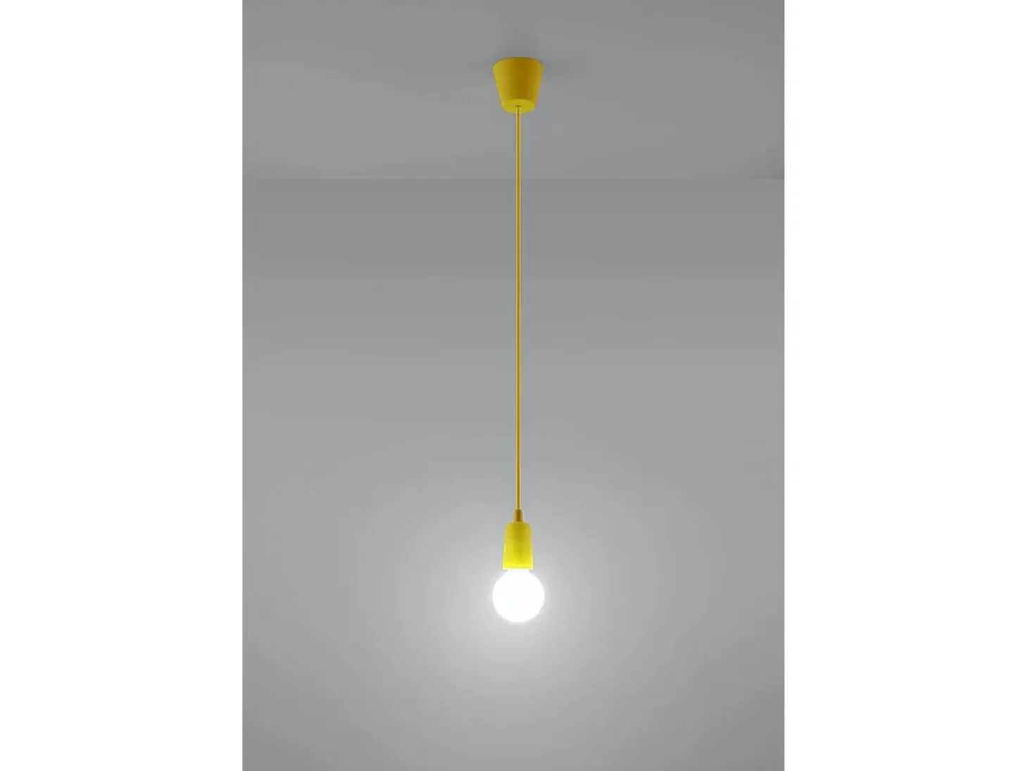 Sollux DIEGO - 1 lámpara colgante de techo amarilla