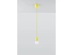Sollux DIEGO - 1 lámpara colgante de techo amarilla