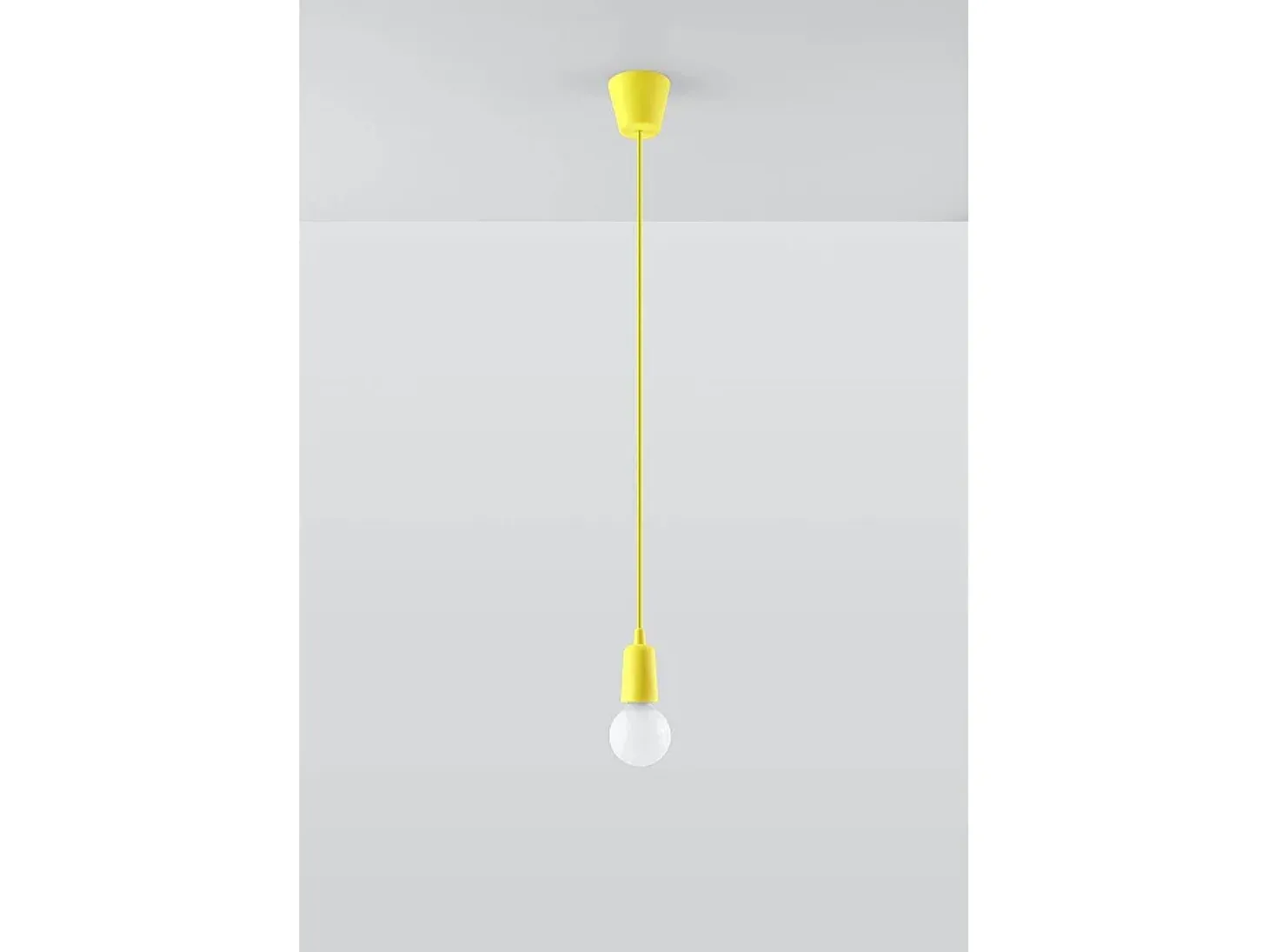 Sollux DIEGO - 1 lámpara colgante de techo amarilla
