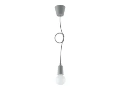 Sollux DIEGO - 1 luz colgante de techo gris