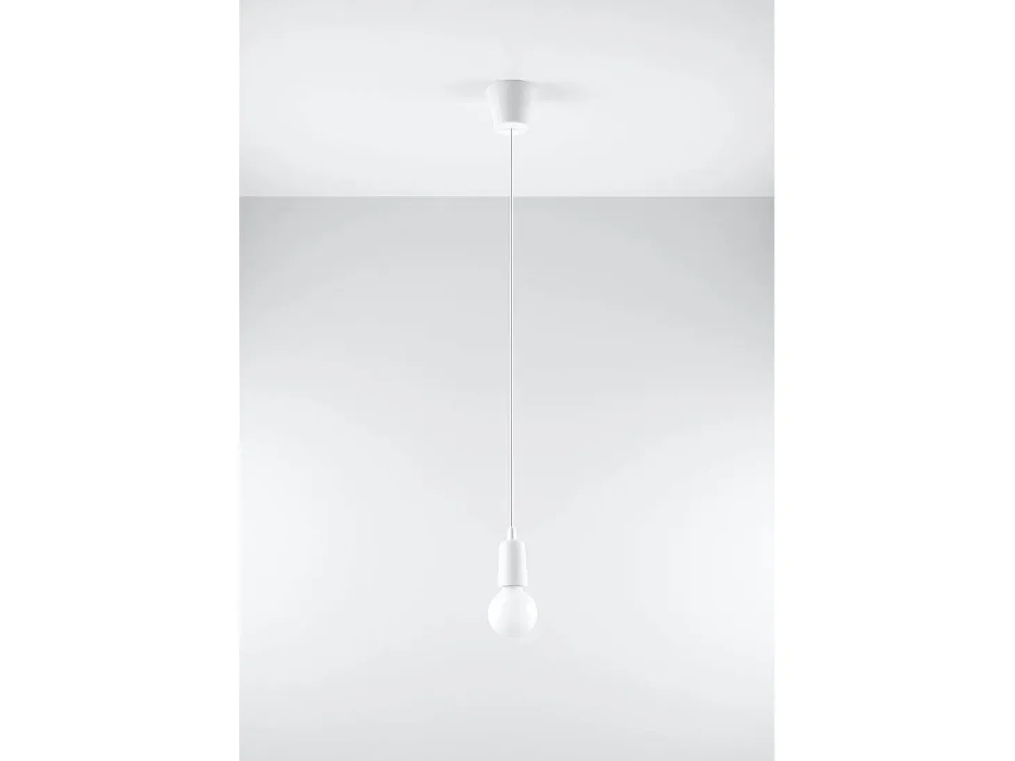 Sollux DIEGO - 1 luz colgante de techo blanco