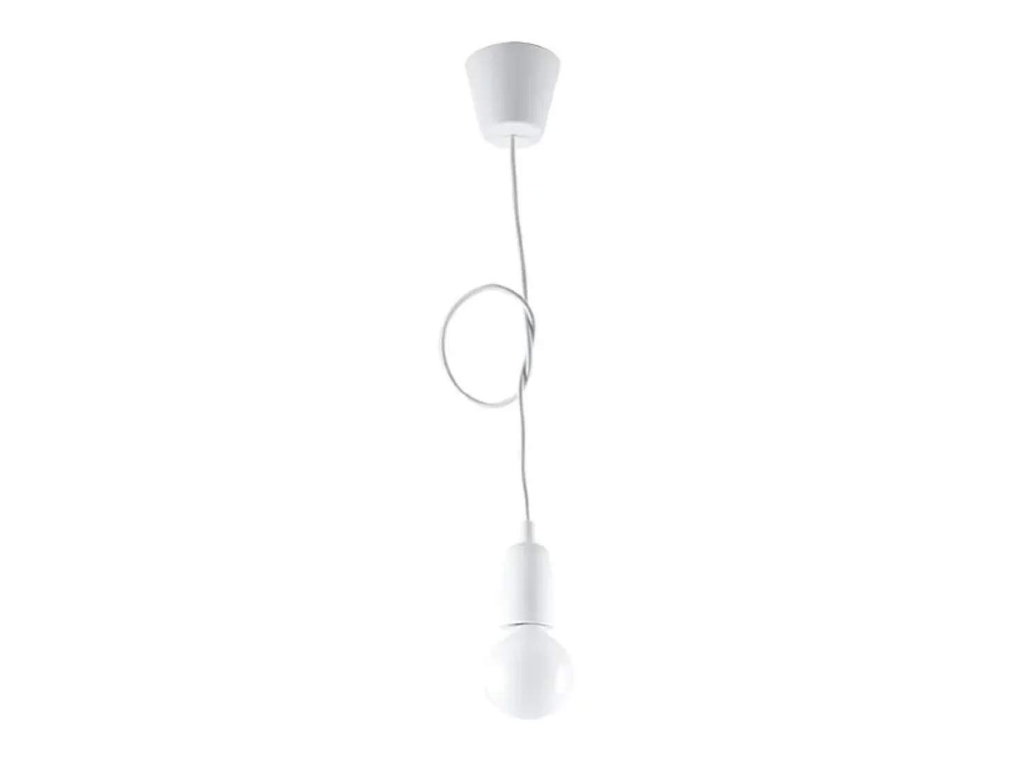 Sollux DIEGO - 1 luz colgante de techo blanco