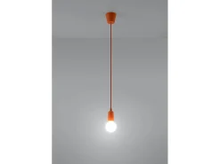 Sollux DIEGO - 1 luz colgante de techo naranja