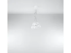 Sollux DIEGO - Colgante de racimo de 5 luces blanco