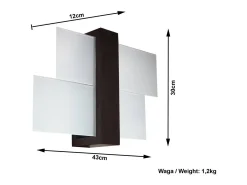 Sollux FENIKS - 1 luz de pared a ras de suelo Negro, E27