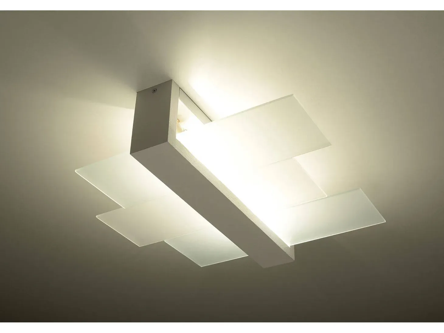 Sollux FENIKS - Lámpara de techo empotrada de 2 luces Blanca, E27