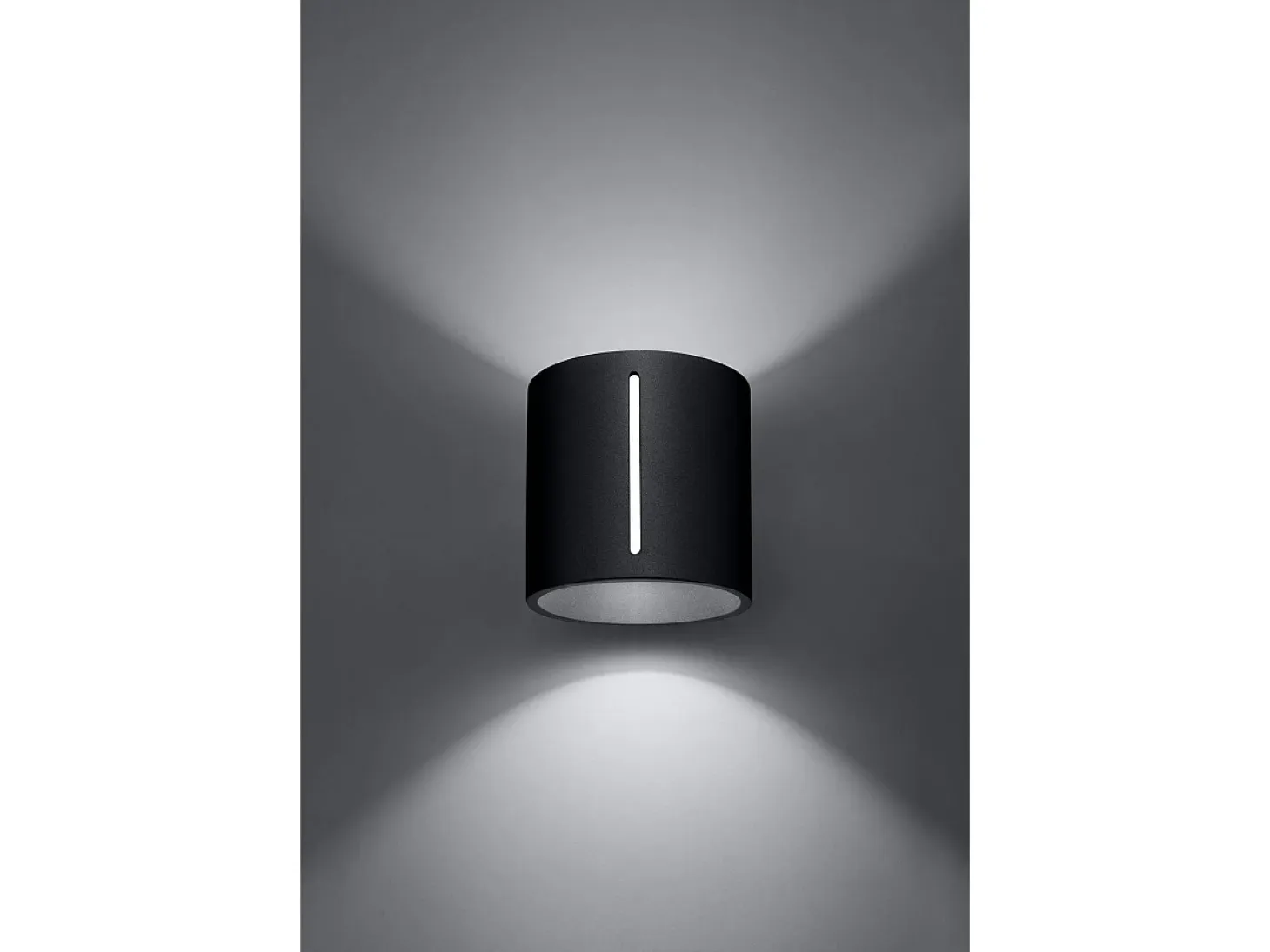 Sollux INEZ - 1 lámpara de pared empotrada en negro, G9