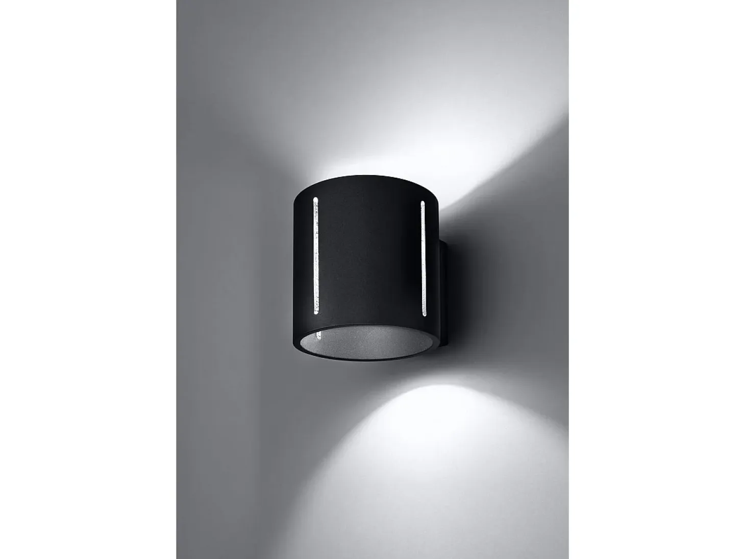 Sollux INEZ - 1 lámpara de pared empotrada en negro, G9