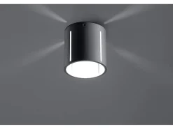 Sollux INEZ - 1 luz de techo al ras de color gris claro, G9