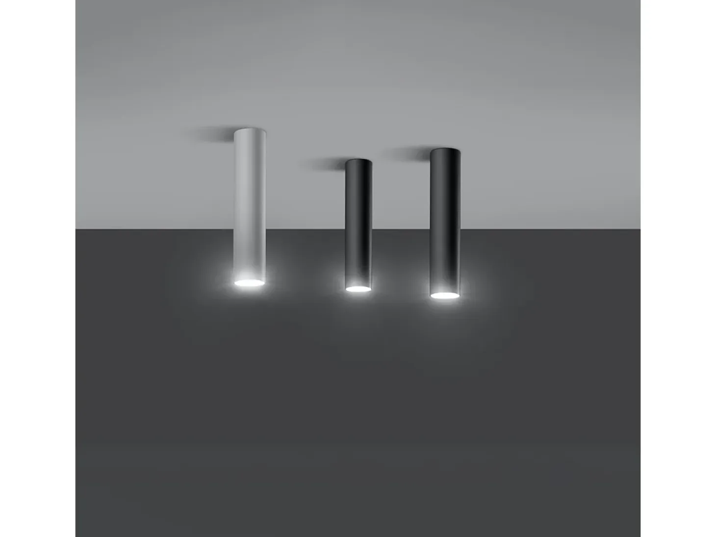 Sollux LAGOS - 1 Downlight de superficie de luz blanca, GU10