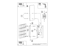 Sollux Lappo Aplique de Pared de Empotrar Madera Natural