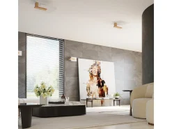 Sollux Lappo Aplique de Pared de Empotrar Madera Natural