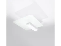 Sollux Lappo Plafón de empotrar Blanco