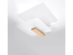 Sollux Lappo Plafón Empotrado Madera Natural