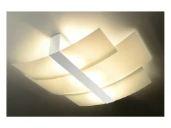 Sollux Lighting Celia Plafón Decorativo Empotrado, Blanco, 3x E27