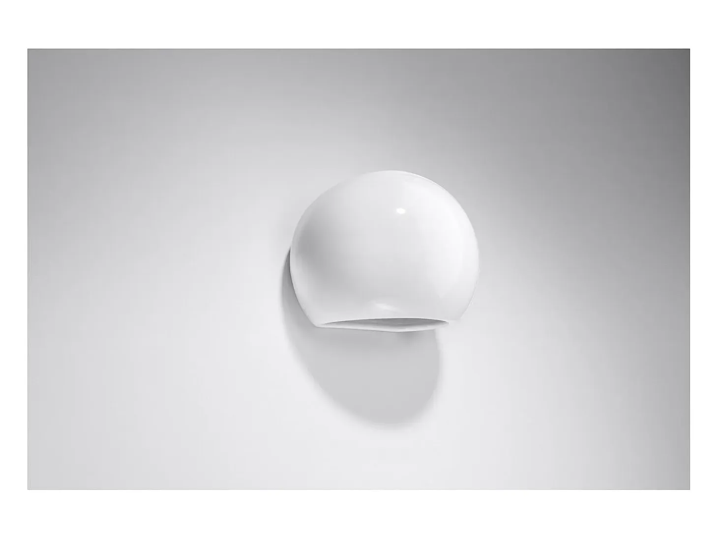 Sollux Lighting Globe Aplique Up & Down, Blanco, 17cm
