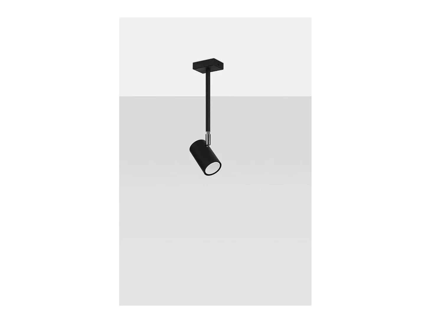 Sollux Lighting Norano Foco individual, negro, 1x GU10