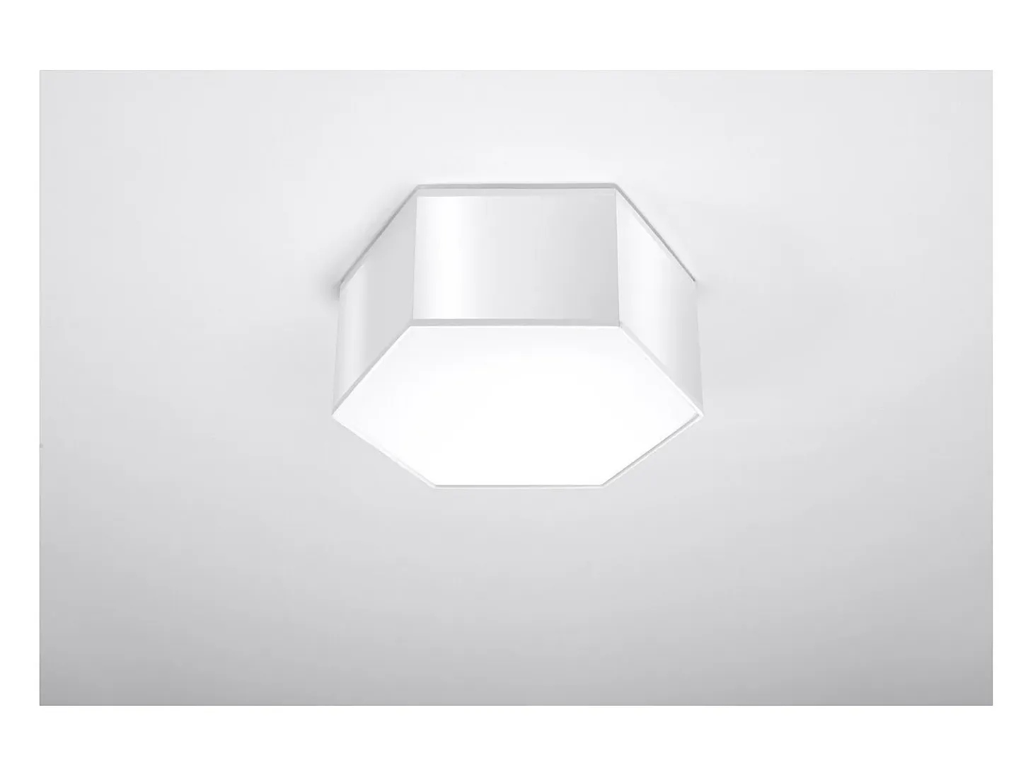 Sollux Lighting Sunde Plafón Decorativo Empotrado, Blanco, 13,5cm