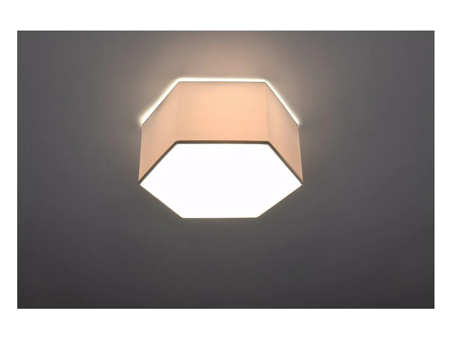 Sollux Lighting Sunde Plafón Decorativo Empotrado, Blanco, 13,5cm