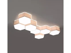 Sollux Lighting Sunde Plafón Decorativo Empotrado, Blanco, 13,5cm