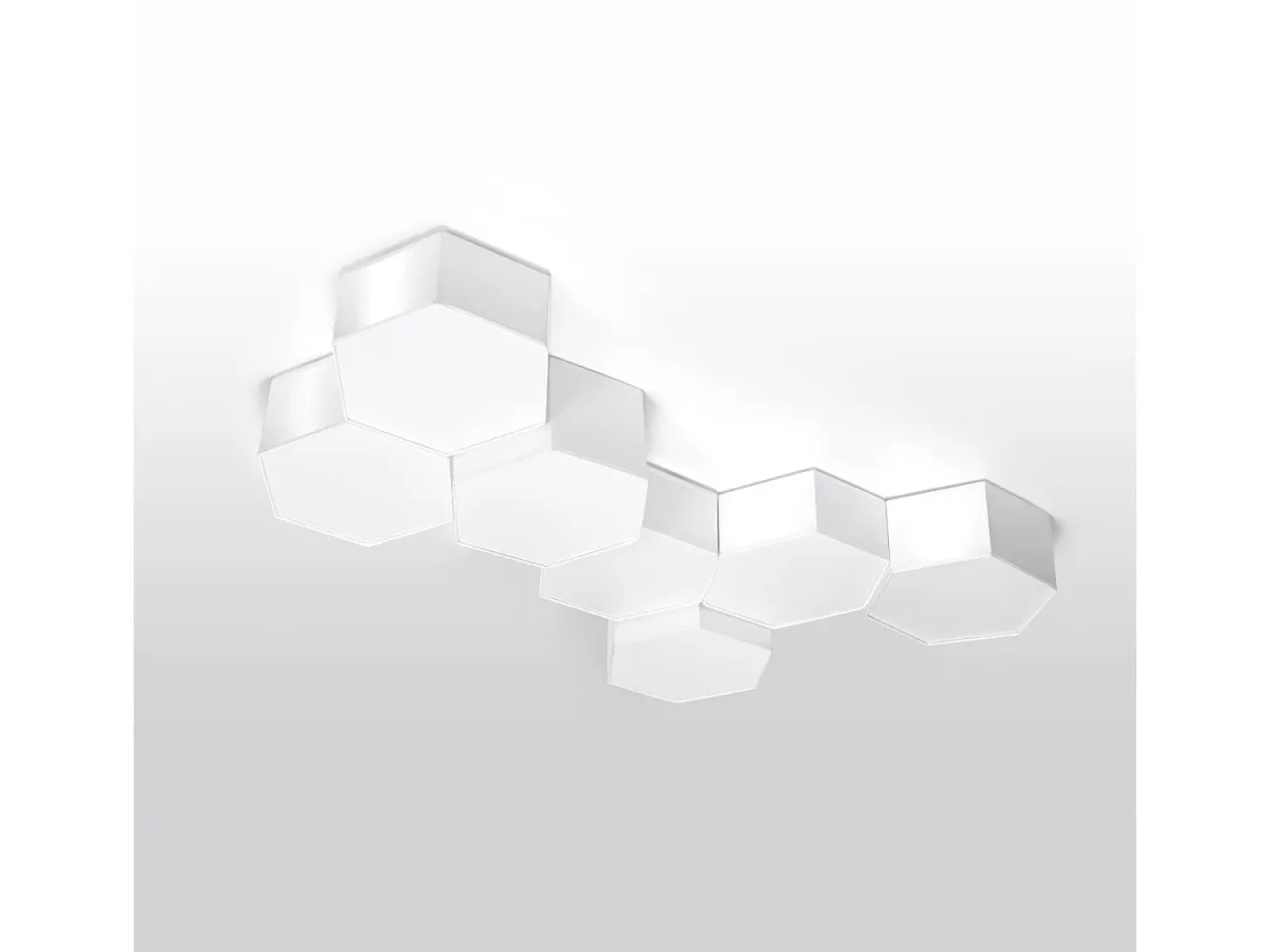 Sollux Lighting Sunde Plafón Decorativo Empotrado, Blanco, 13,5cm