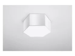Sollux Lighting Sunde Plafón Decorativo Empotrado, Blanco, 15,5cm