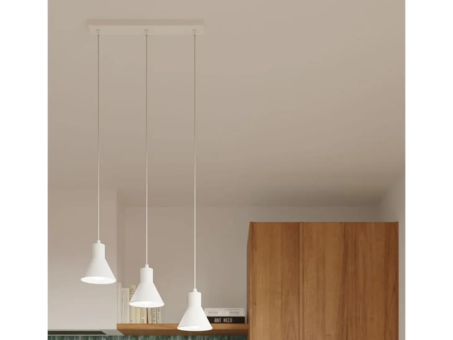 Sollux Lighting Taleja Plafón Colgante Dome, Blanco, 1x E27