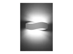 Sollux Lighting Tila Aplique Up & Down, Blanco, 40cm