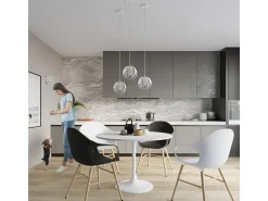 Sollux Lighting Tulos Lámpara de Techo Colgante Bar, Blanco, 3x E27