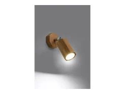 Sollux Lighting Zeke Roble Octagon Single Foco Madera, 1x GU10