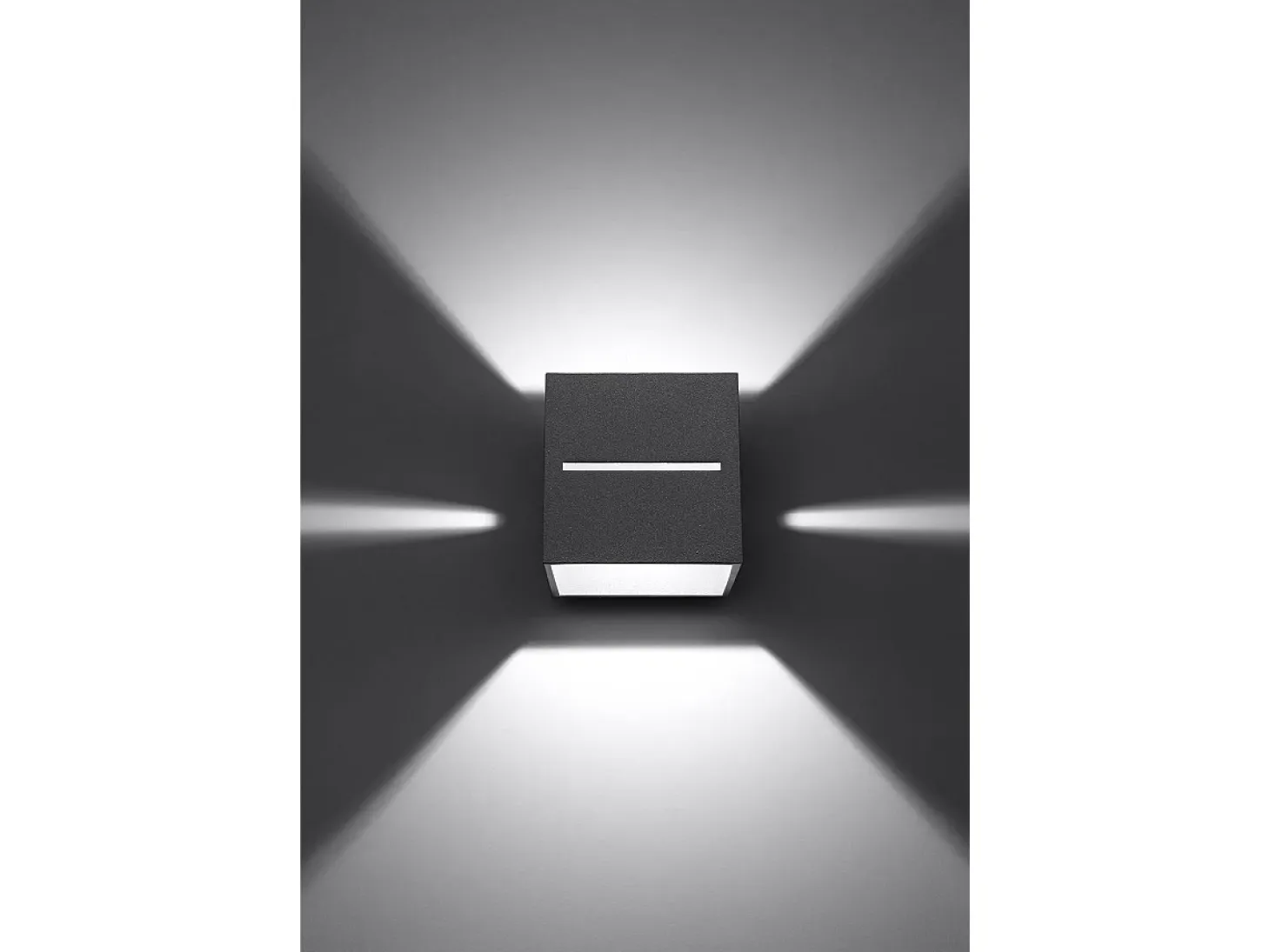 Sollux LOBO - 1 Light Up Down Wall Gris claro, G9