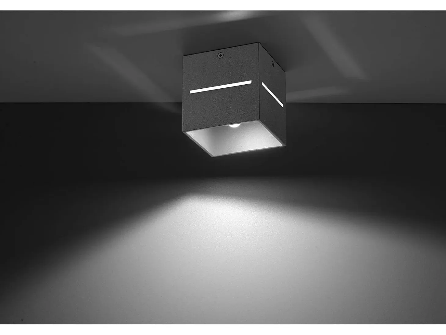 Sollux LOBO - 1 luz de techo gris, G9