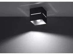 Sollux LOBO - 1 luz de techo negra, G9