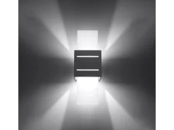 Sollux LORETO - 1 pared de luz gris claro, G9