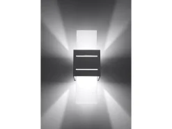 Sollux LORETO - 1 pared de luz gris claro, G9