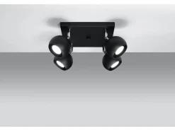 Sollux OCULARE - Cluster de 4 focos de luz negro, GU10