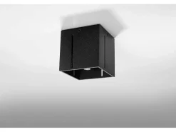 Sollux PIXAR - 1 luz de techo empotrada en negro, G9