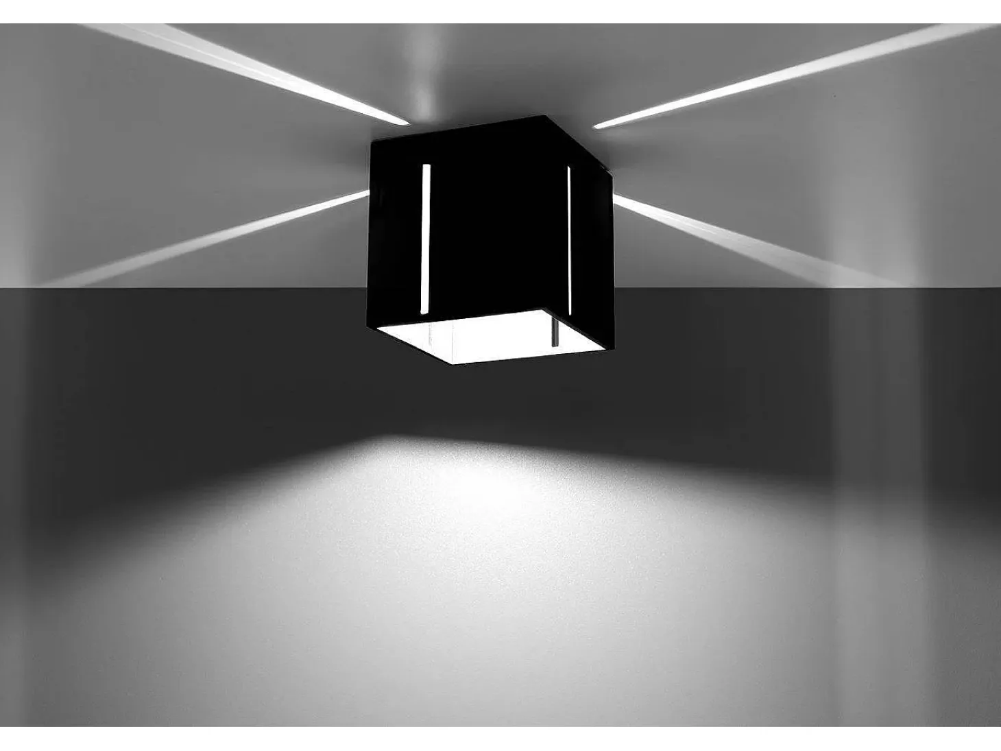 Sollux PIXAR - 1 luz de techo empotrada en negro, G9