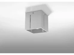 Sollux PIXAR - 1 luz de techo al ras de color gris claro, G9