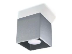 Sollux QUAD - 1 Downlight de superficie gris, GU10