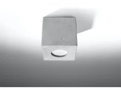 Sollux QUAD - 1 Downlight de superficie de luz blanco apagado, GU10