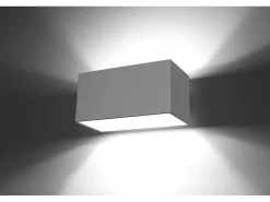 Sollux QUAD MAXI - Aplique de pared empotrable 2 Light Up Down Blanco