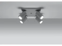 Sollux RING - Cluster de 4 focos de luz gris, GU10