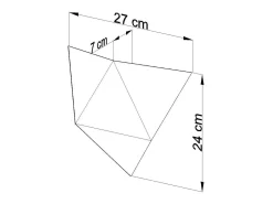 Sollux SOLIDO - Aplique de pared 2 luces Negro, G9