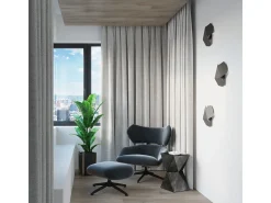 Sollux TRE - Aplique de pared 2 luces Negro, G9
