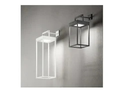 Soporte metálico gris oscuro para transformar CAGE en aplique de pared