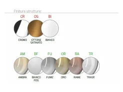 Sosp. Cromo 1 Luce Vetro Bianco Fog