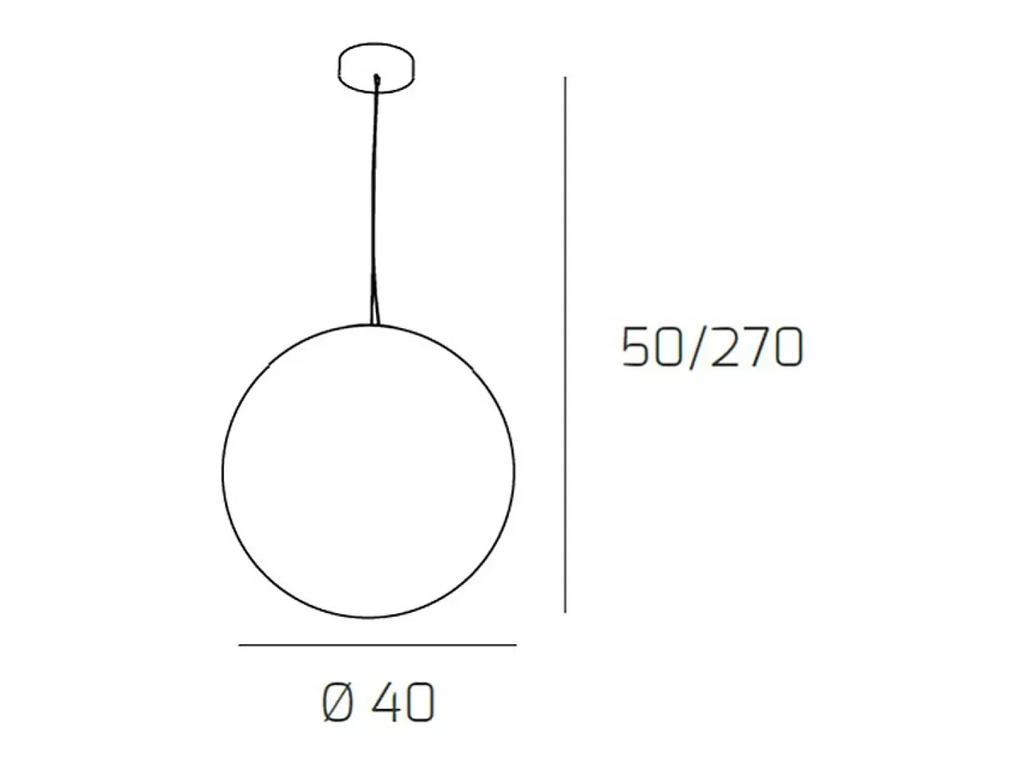 Sospensione Contemp Glitter Metallo Cromo Vetro Soffiato Trasp 1 Luce E27 40Cm
