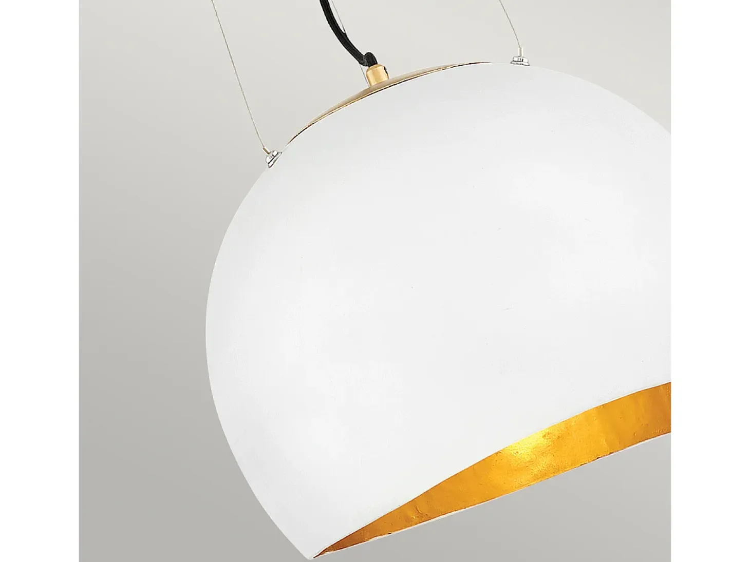 Sospensione Contemporanea Nula Acciaio 1 Luce E27